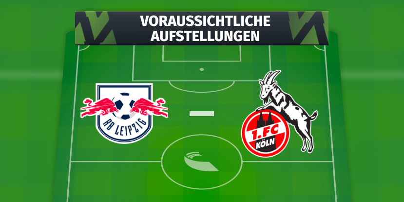 RB Leipzig – 1. FC Köln: Die voraussichtlichen Aufstellungen