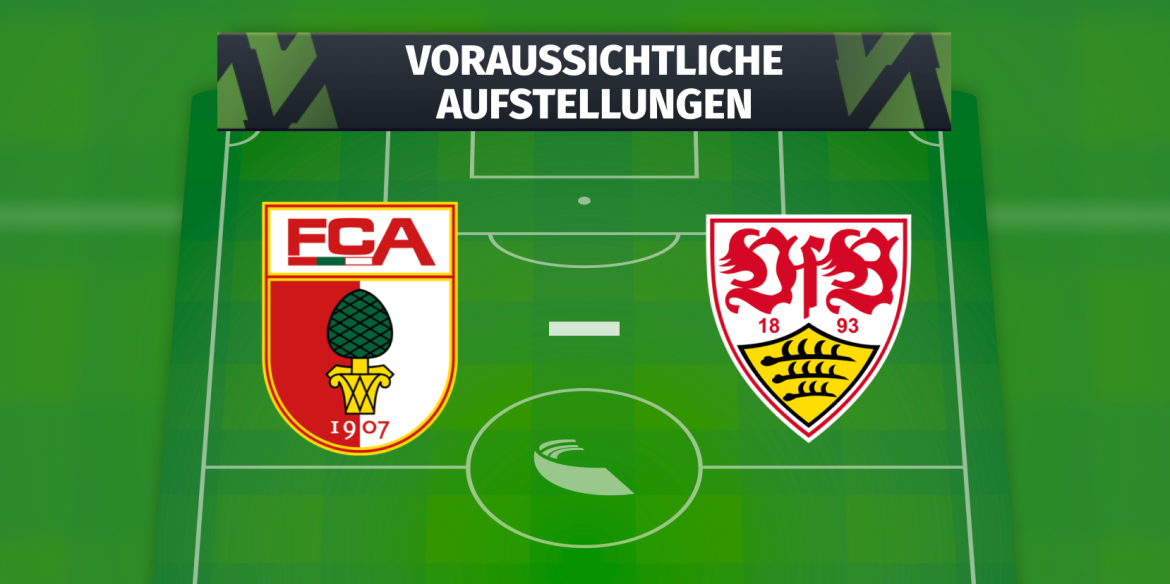 FC Augsburg – VfB Stuttgart: Die voraussichtlichen Aufstellungen